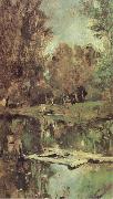 Valentin Serov Little Pond Abramtsevo oil painting artist